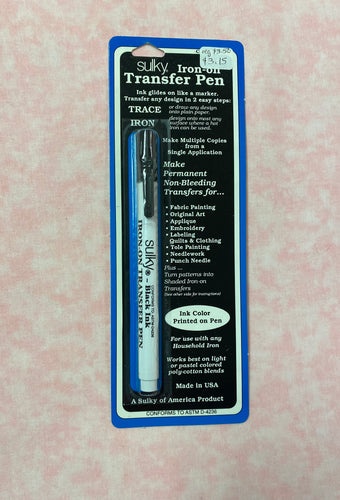 Sulky Iron on Transfer Pen Black