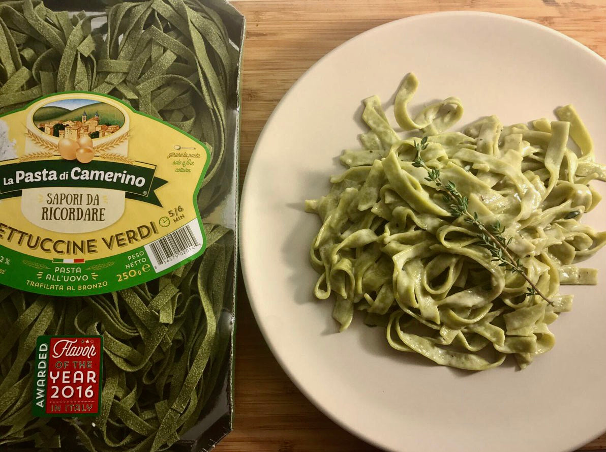 Fettuccine verdi La pasta di Camerino – Delizioso Gourmet