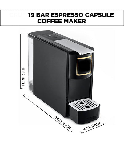 The LOR Barista System Coffee and Espresso Machine Combo by Philips Black 