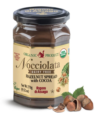 Rigoni di Asiago Nocciolata Bianca Organic Hazelnut Spread (9.52oz) Jar