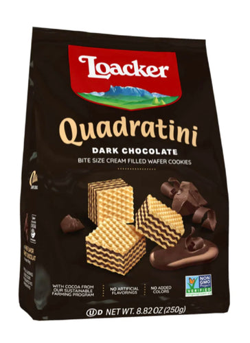 Loacker Gardena Hazelnut White Chocolate Wafers, Each/1.34 oz (25packs –  Delizioso Gourmet