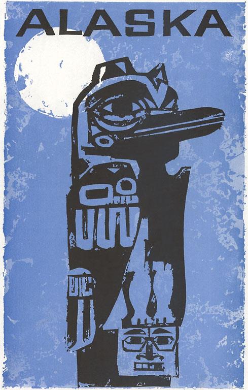 AK-158 Alaska Travel Poster - Vintage Image