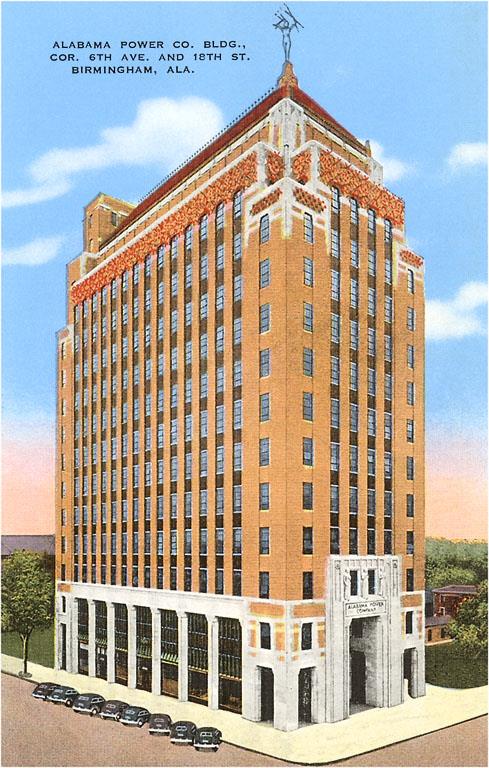 AL-04 Building in Birmingham - Vintage Image