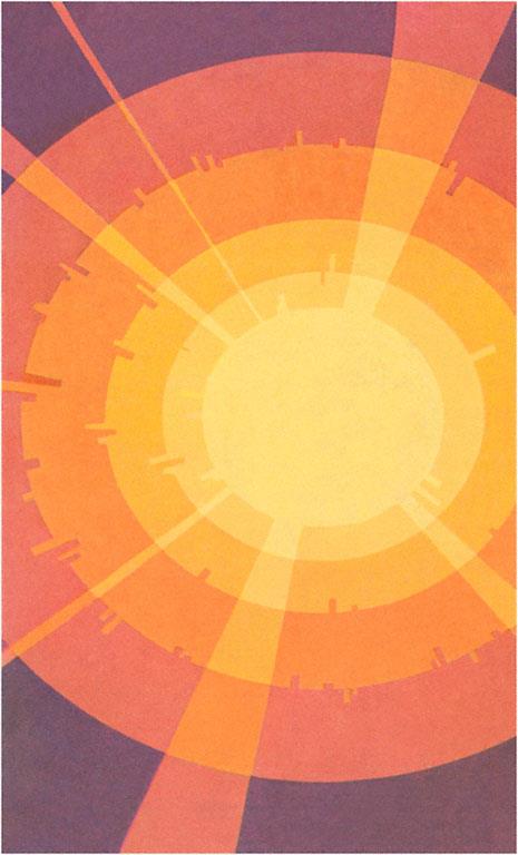 AM-21 Sunburst Pattern - Vintage Image