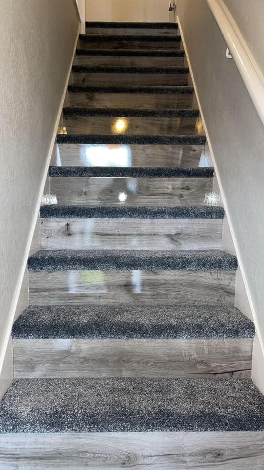 combination stairs finish option