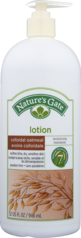 NATURES GATE: Oatmeal Lotion, 32 oz