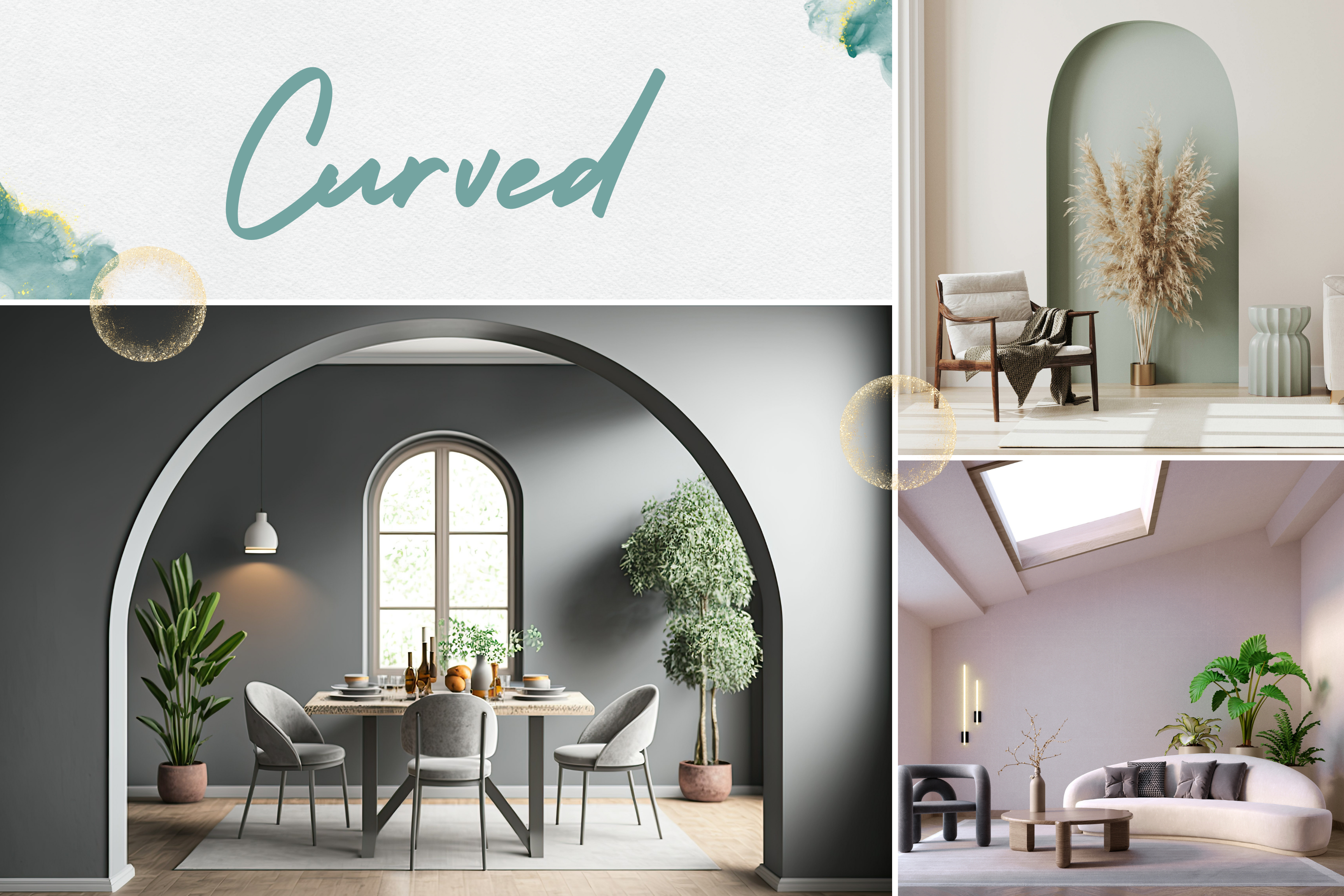 Curved Furniture and Architecture