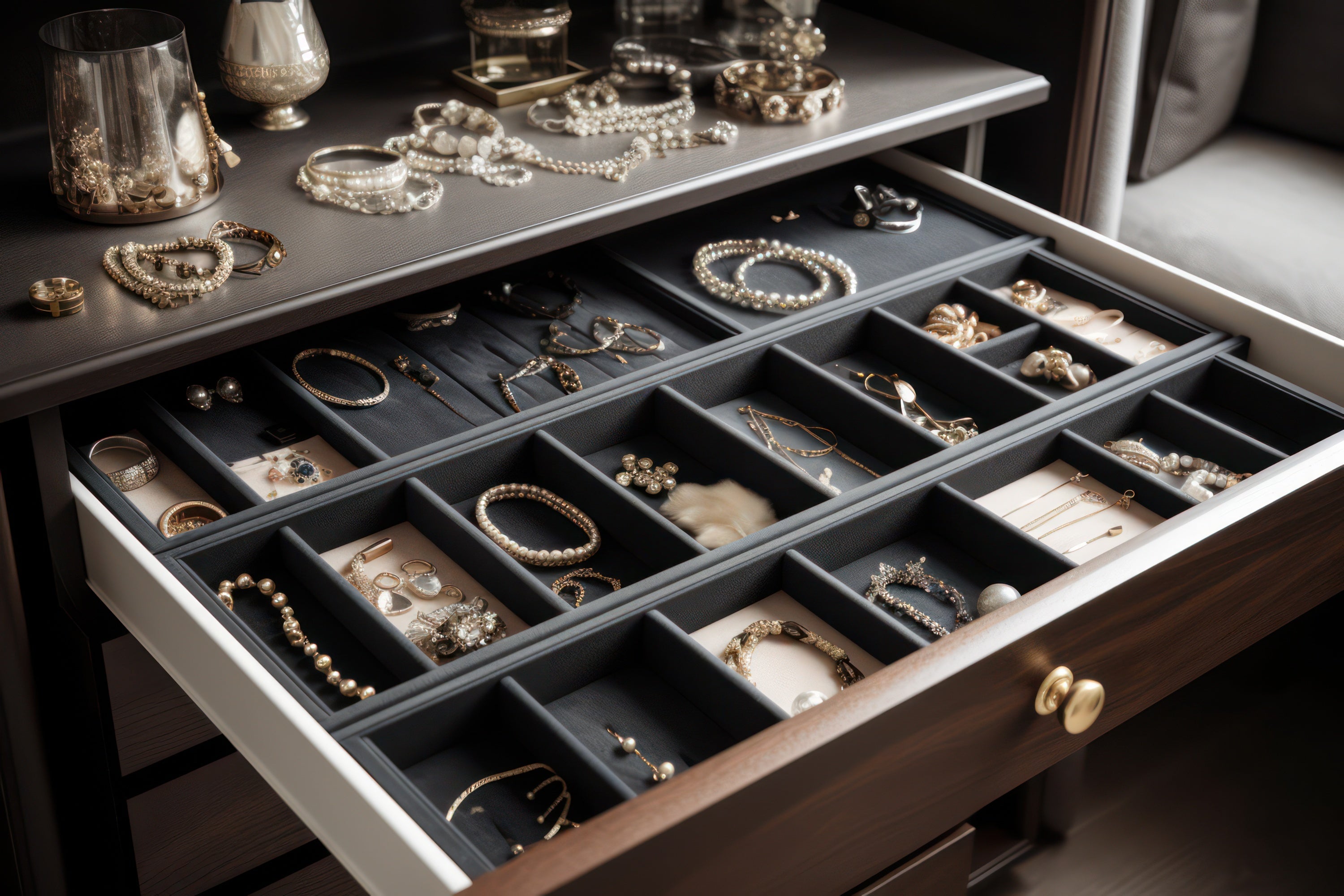 jewelry organizer in your wardrobe