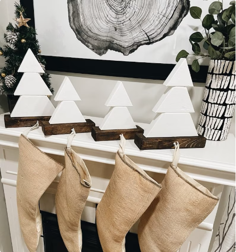 Wooden trees Stocking holders