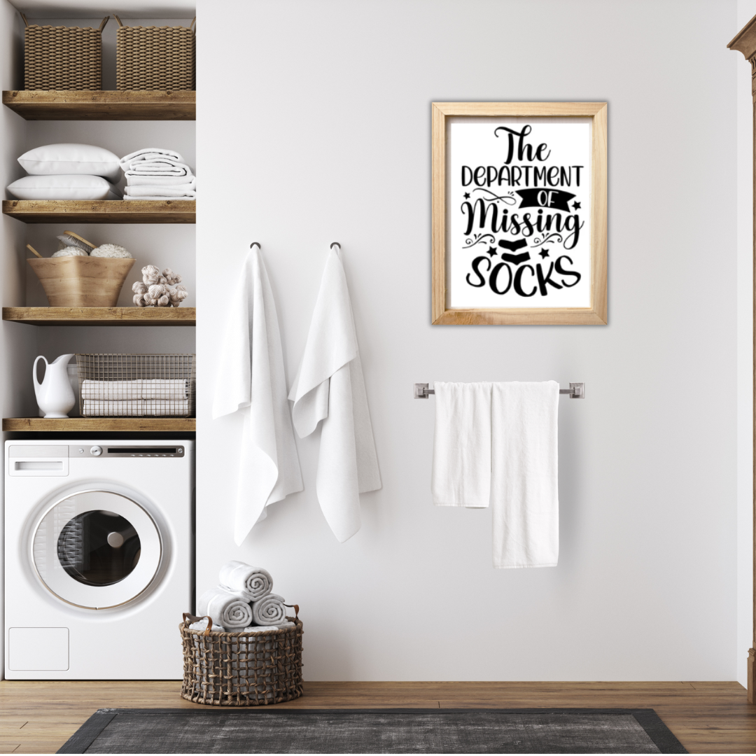 Laundry room word art funny decoration