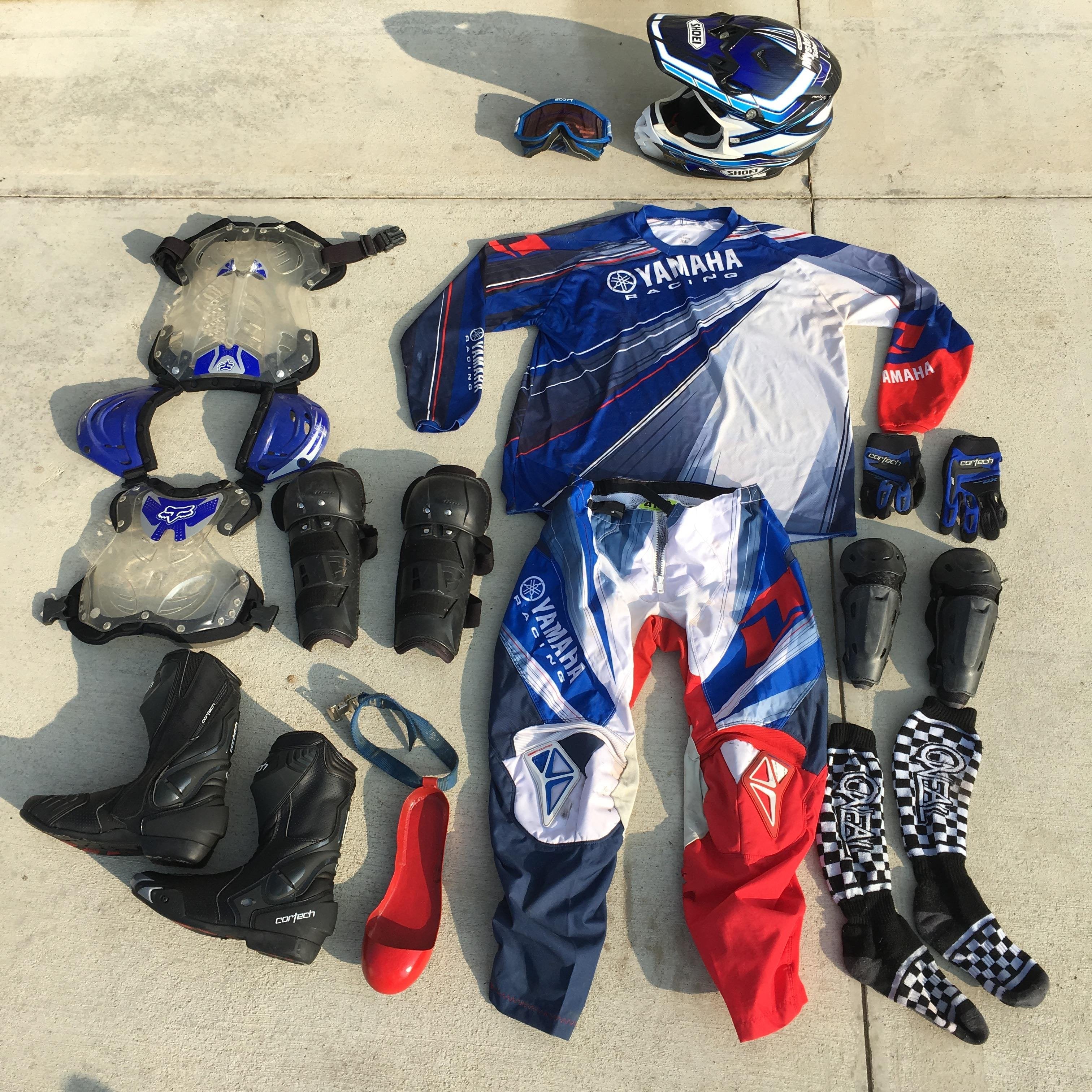 Kids Dirt Bike Motorcycle Riding Gear 4-6 Years Maybe For