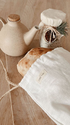 Linen Bread Bag - LinenBarn