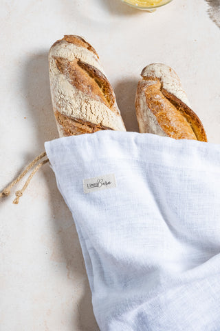 Linen bread bag - LinenBarn