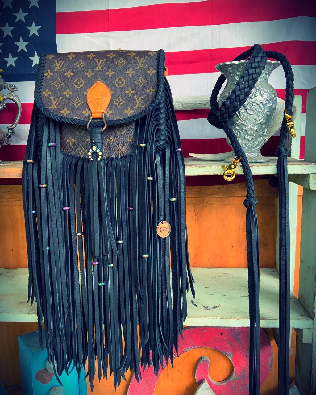 Louis Vuitton, Bags, Louis Vuitton Fringe Saint Cloud Gm