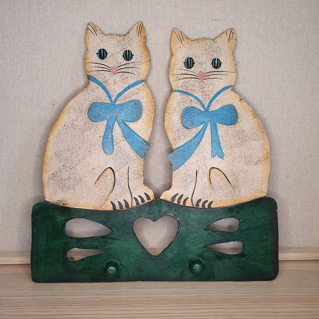 Tiger Katze - Pappmache - Pink - XL - Skulptur - Kunst - Geschenke MAX
