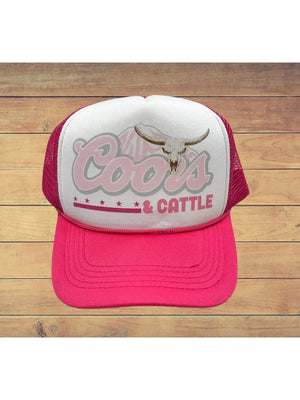 Cattle Pink Trucker Hat - The Society Marketplace