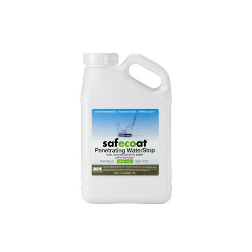 Interior/Exterior Brick Sealer, 1 Gal - Clear, Satin, Acrylic Sealer for Vertical Walls - Masonry Sealer for Reducing Brick Dust & Making Interior