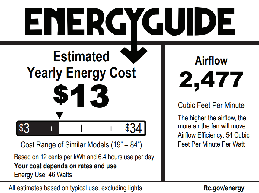 Casablanca Isotope Low Profile 44 Inch Ceiling Fan with LED Light — Rise