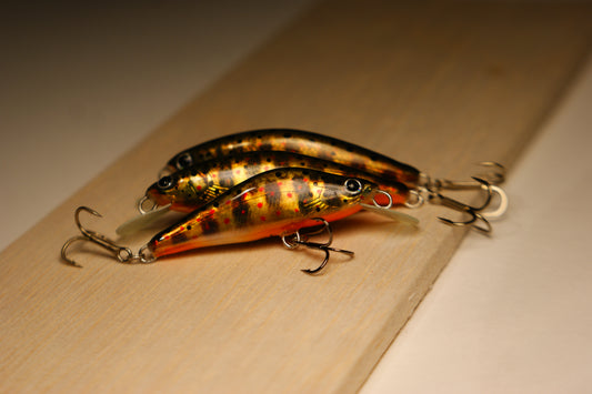 PLUG BAIT TROUT MINNOW LURE FISHING MNWFS 65 US YAMAME ORANGE