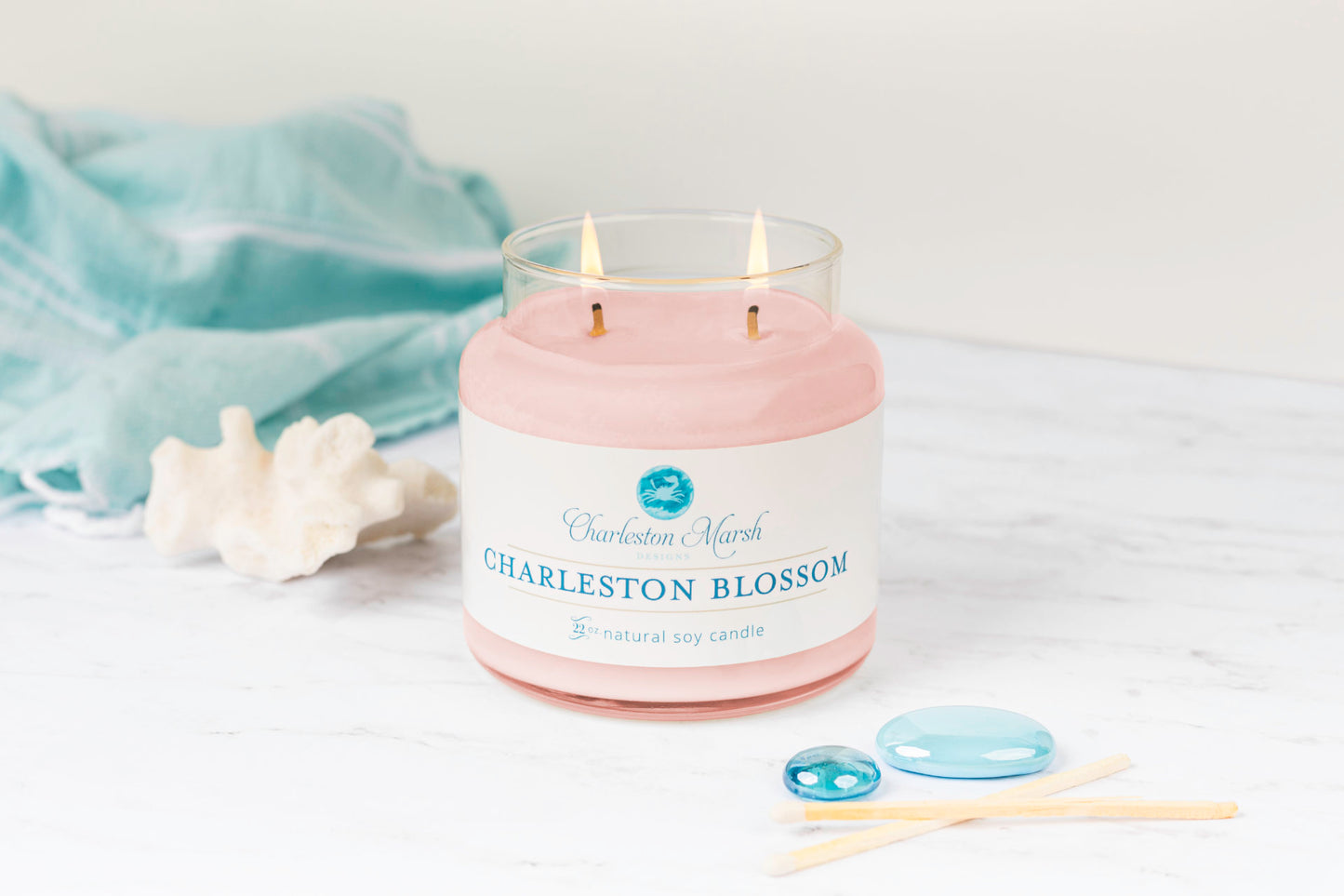 Richly scented soy wax candle SPRING BREEZE - Made in Charleston SC –  Jamailah