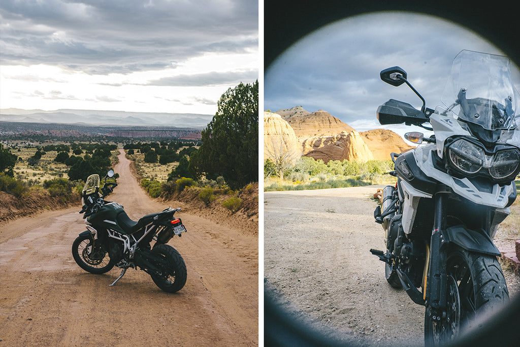 Kodachrome state park - Triumph Tiger 900