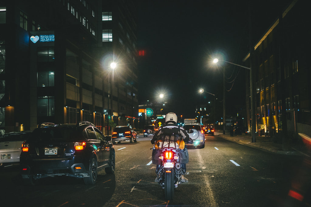 Riding motorcycles in denver