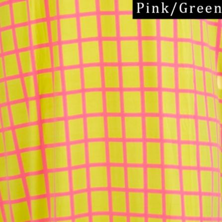 Pink and Green Maxi Wrap Dress - Curvy Soror