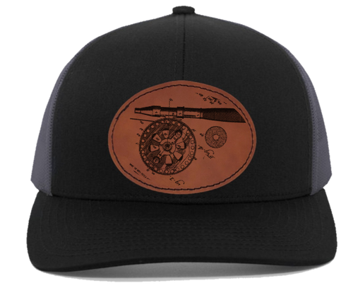 Circle Leather Patch Hat