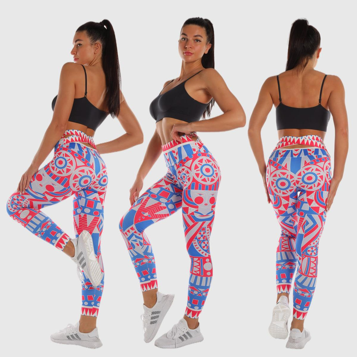 High Waisted Custom Printed Workout Tights Nylon Fitness Yoga Pants Leggings  for Women - China Sports Wear and Gym Wear price | Made-in-China.com