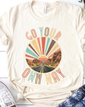 Go Your Own Way Graphic Tee