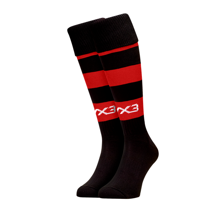 Lucas Cwmbran AFC Youth Hooped Playing Socks – VX3