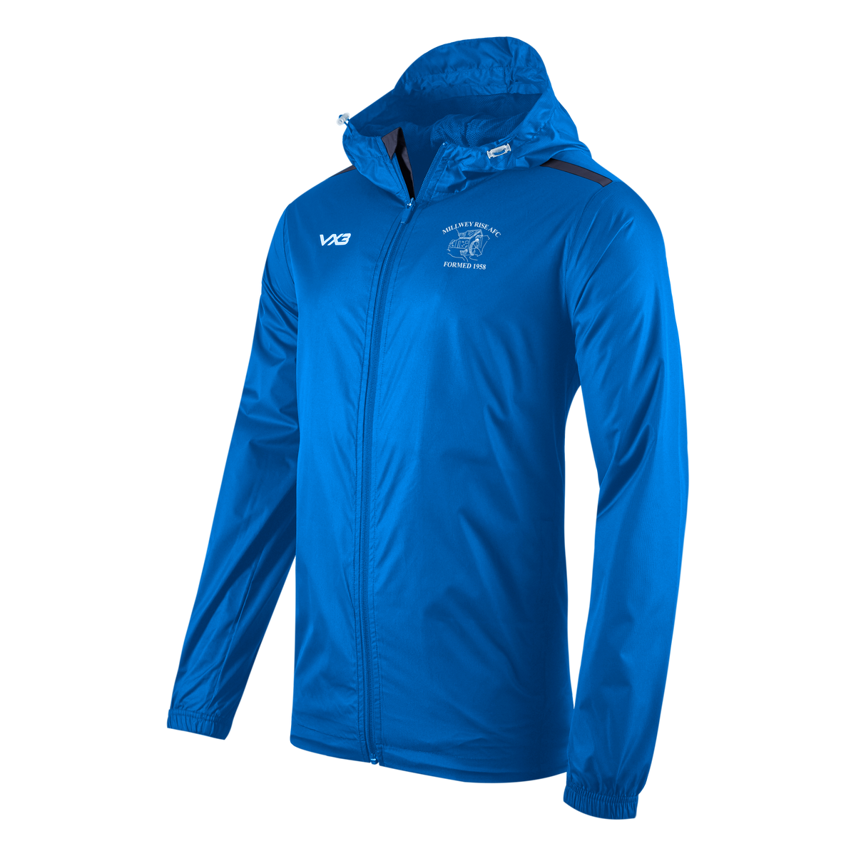 Millwey Rise AFC Fortis Youth Full Zip Rain Jacket – VX3