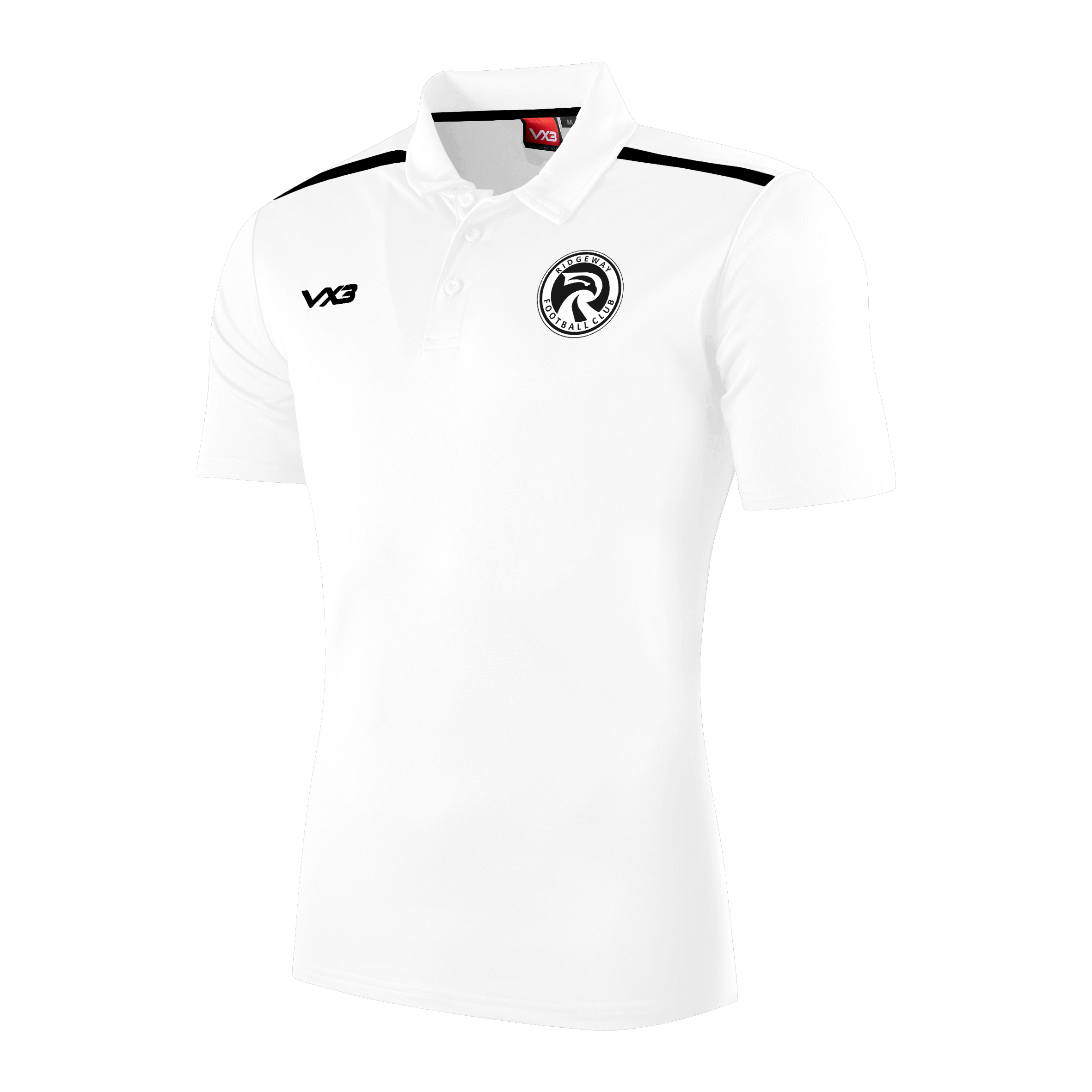 Ridgeway FC Fortis Polo White – VX3