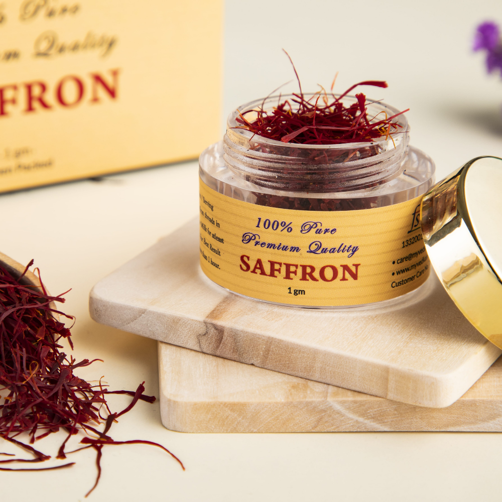 VEDKARMA 100 % Pure Premium Quality Saffron / Kesar 1gm - VEDKARMA