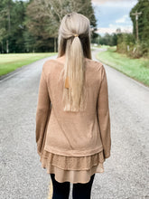 Load image into Gallery viewer, Gotta Be Love Tunic Length Top MOCHA
