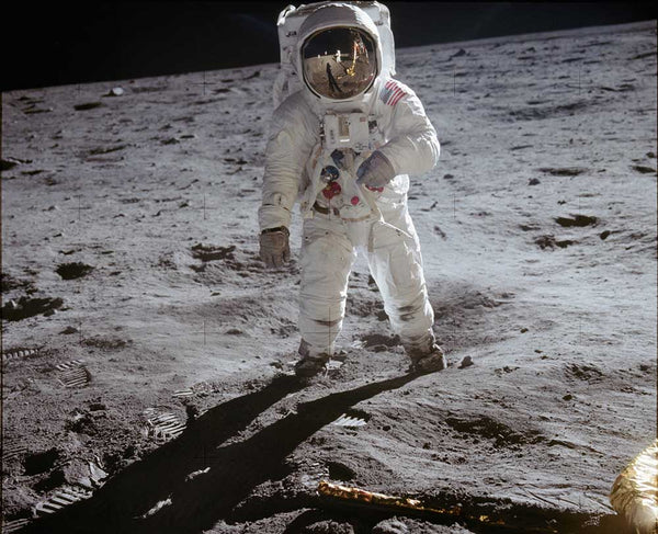 Photo of Buzz Aldrin on the Moon, taken by Neil Armstrong