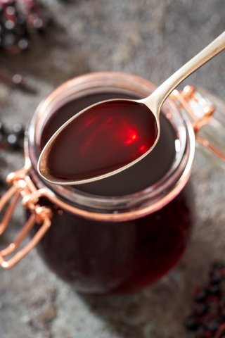 You only need to take a small amount of Elderberry syrup each day to see it's benefits