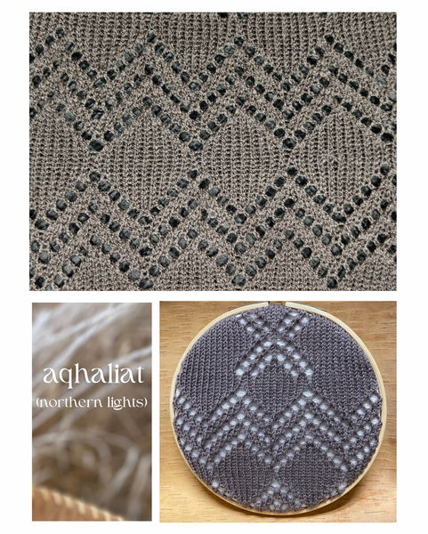 aqhaliat/northern lights lace knitwear pattern