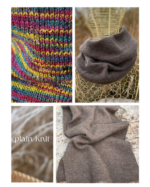 Plain Knit Fabric Pattern