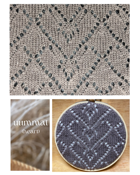 Uummat / Heart Lace Fabric Pattern