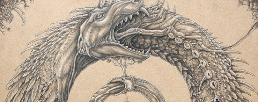 Ouroboros Dragon Symbol