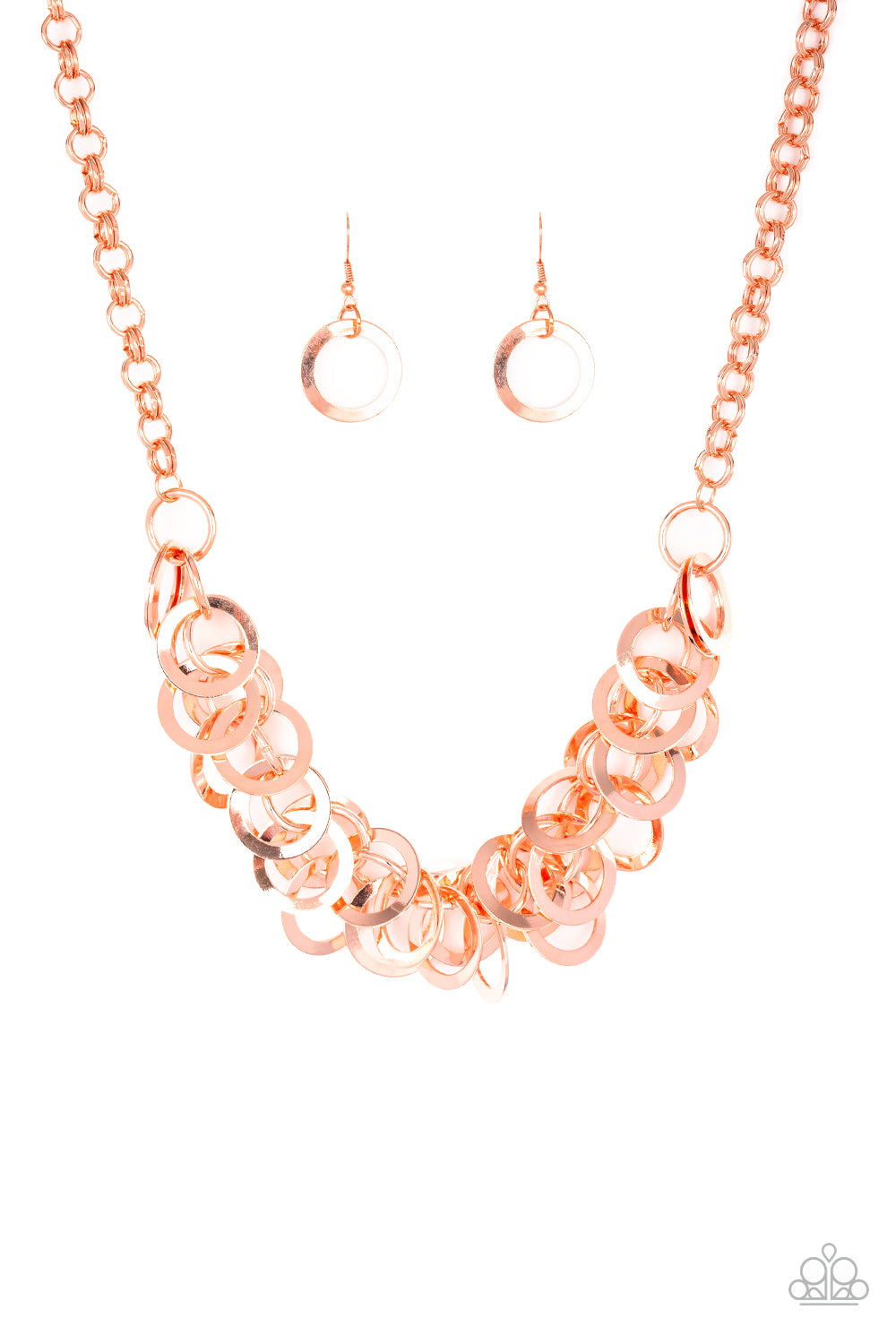 Paparazzi Ringing In The Bling - Copper Necklace