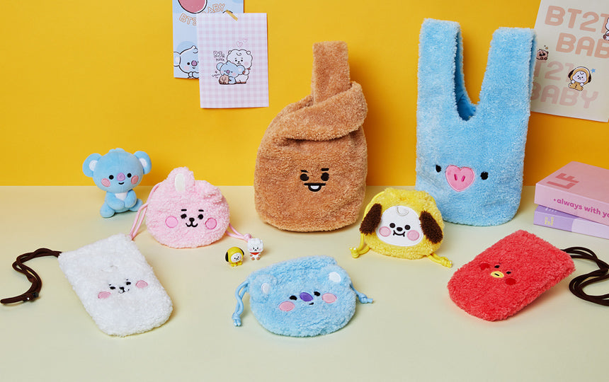 BT21 TATA BABY BOUCLE MINI TOTE BAG | New products are updated daily.