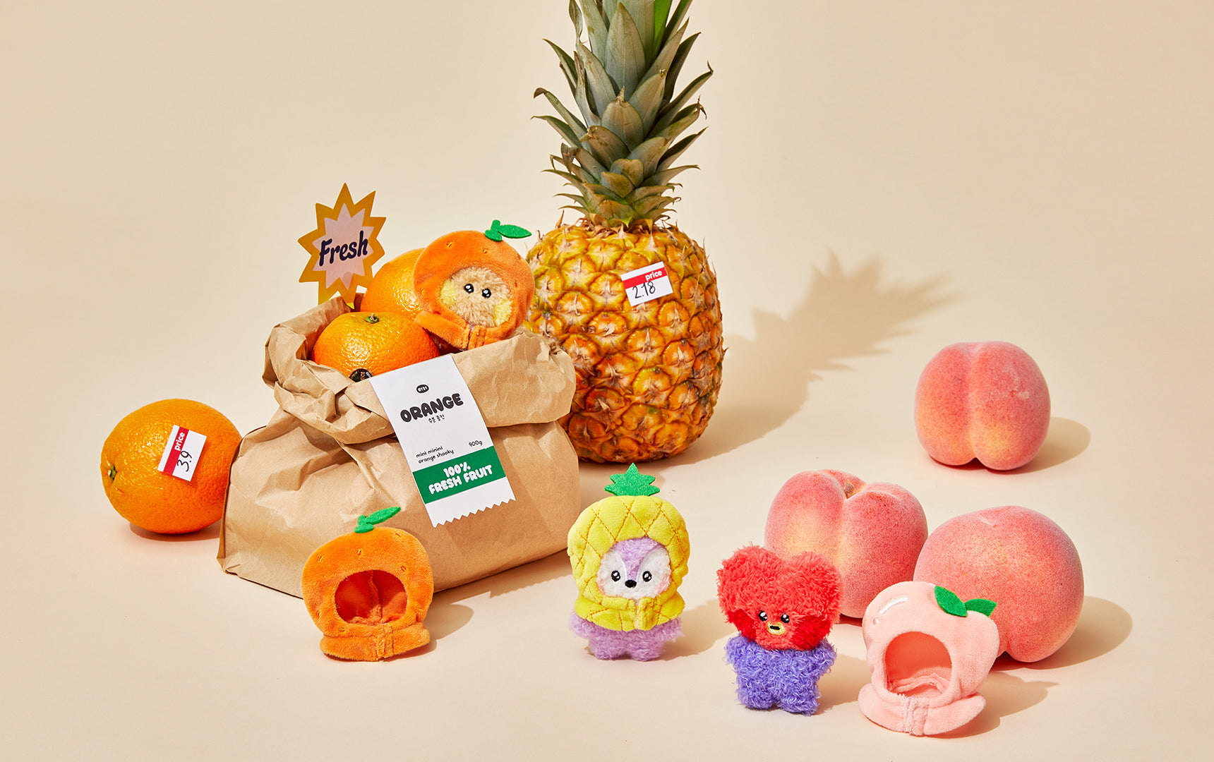 BT21 mini minini FRUITS – LINE FRIENDS COLLECTION STORE