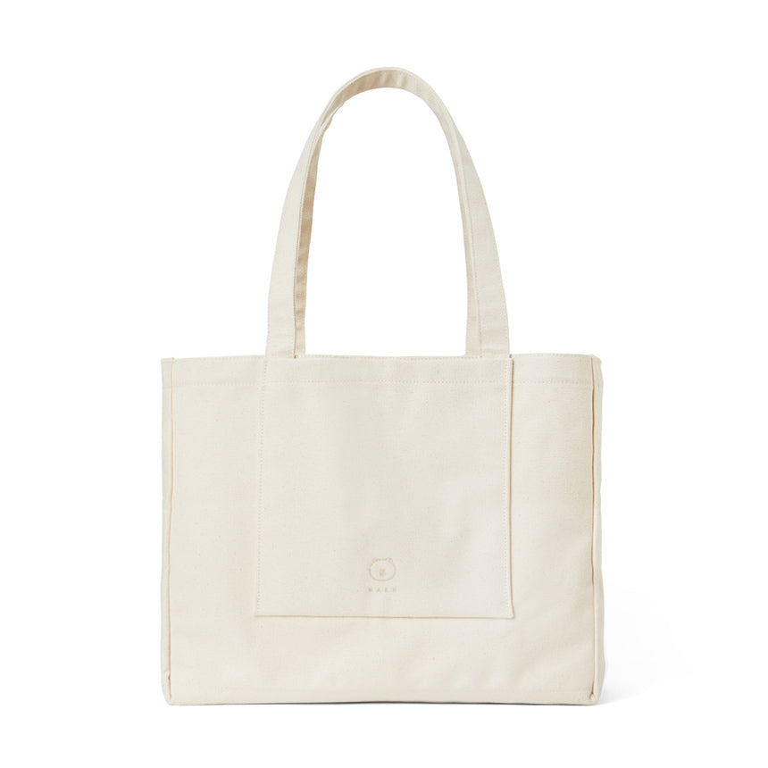 MAKR + LINE FRIENDS BROWN OFFSET TOTE – LINE FRIENDS COLLECTION STORE