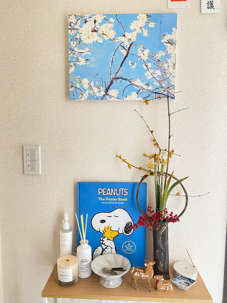Ayez vos œuvres d'art préférées partout dans votre maison ou votre bureau. Cette photo est de Yuichiro Moriyama. (Photo fournie par Gunji)