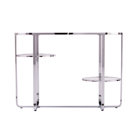 Image of Maxina Mirrored Console Table w/ Storage
