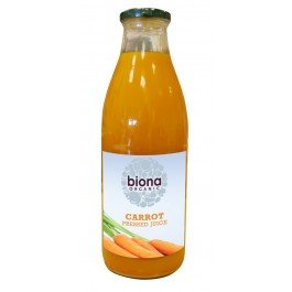 Biona Pressed Carrot Juice 1ltr - Organic Delivery Company product image