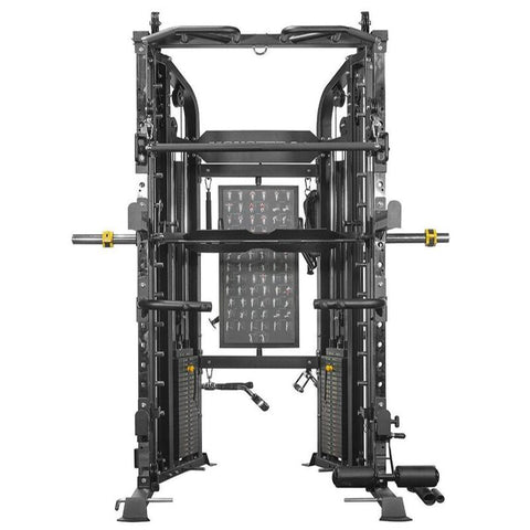 Máquina Multifuncional G20 V2 Pro All-In-One Trainer - Smith Machine,  Functional Trainer, Power Rack, Vertical Leg Press e Lat and Row Station