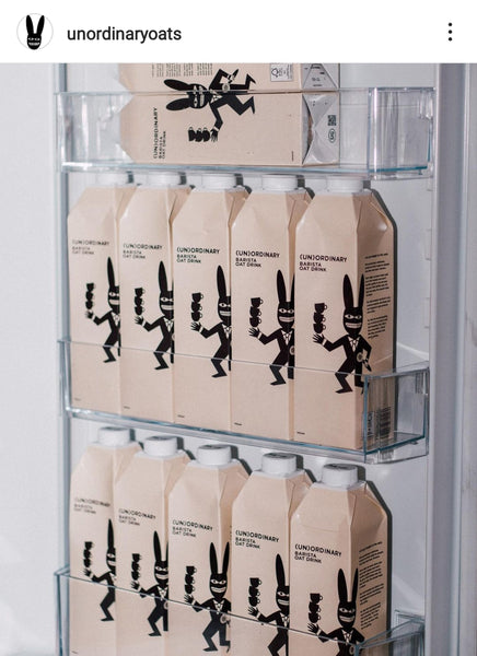 (un)ordinary oat milk with sustainable packaging